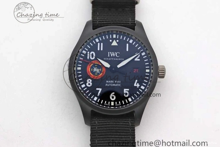 MIROTIME 0407 Mark XVIII ‘TOPGUN SFTI’ Ceramic M+F Best Edition Black Dial on Black Nylon Strap A MultiPurpose 7047